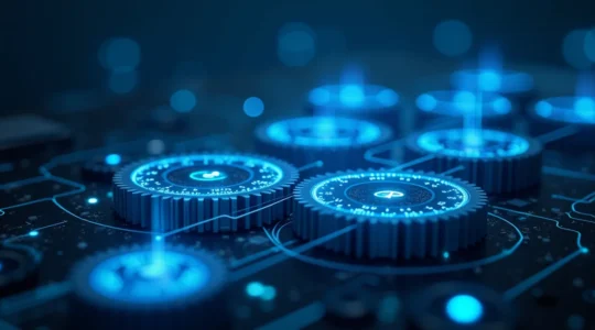 Image conceptuelle représentant la fiabilité et la maintenance informatique par une métaphore visuelle