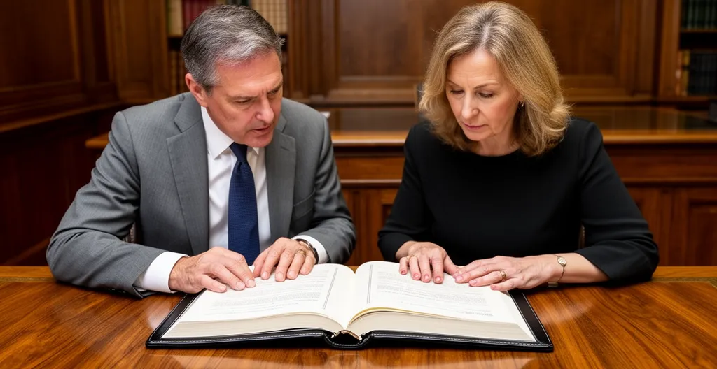 Moment de signature d'un acte d'achat immobilier à Genève