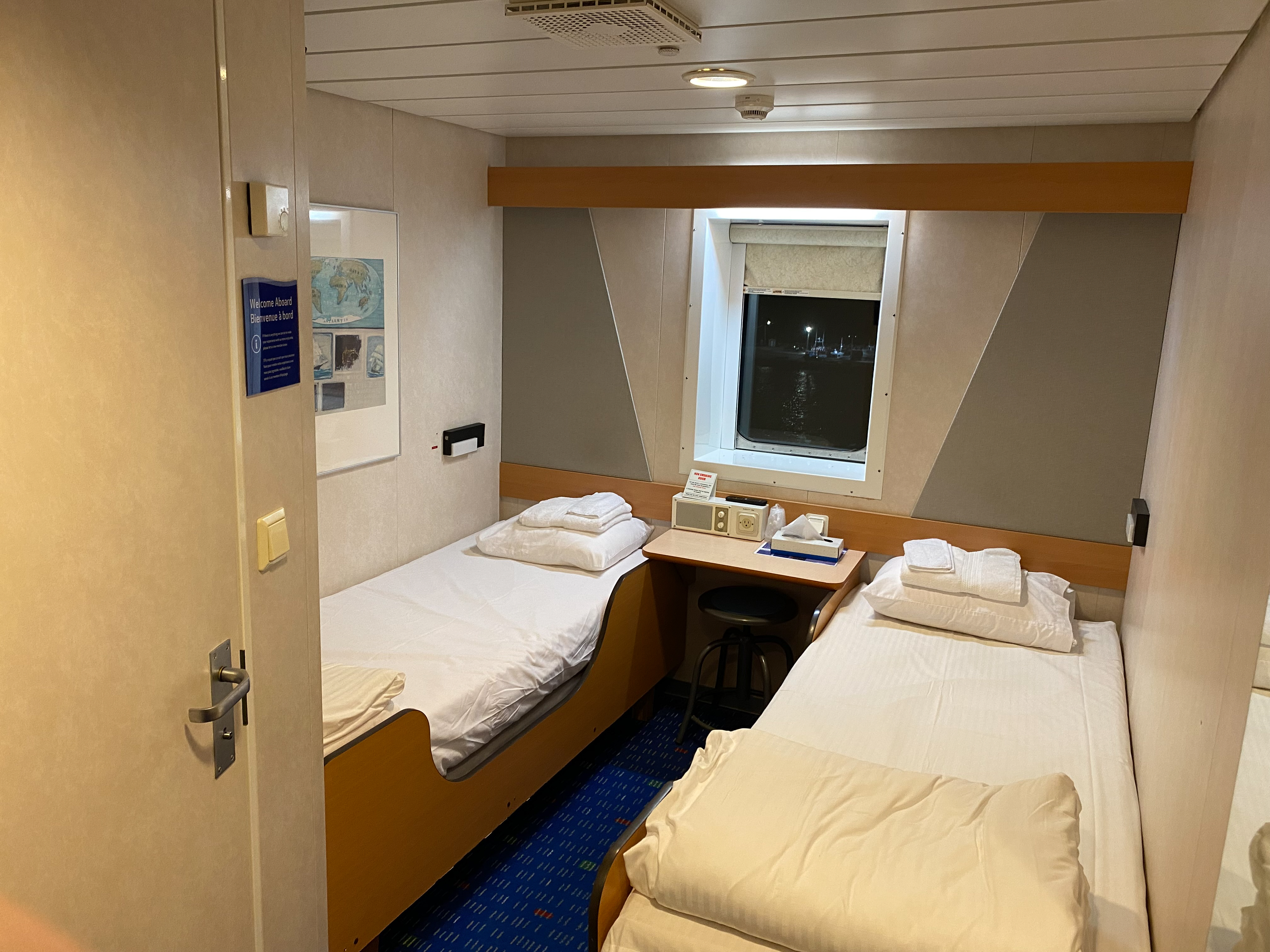 Traversée de nuit en ferry